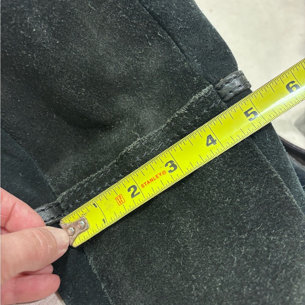 Lucky Brand Black Suede Shoulder Bag - Picture 12 of 13